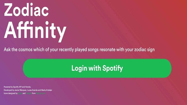 Spotify Zodiac Affinity