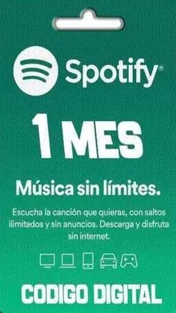 tarjetas regalo spotify