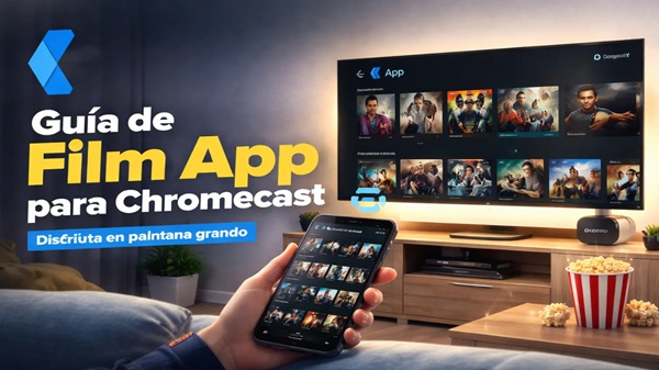 guia de chromecast film app