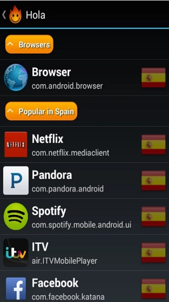 Hola Free VPN APK para Android Hola Free VPN APK para Android
