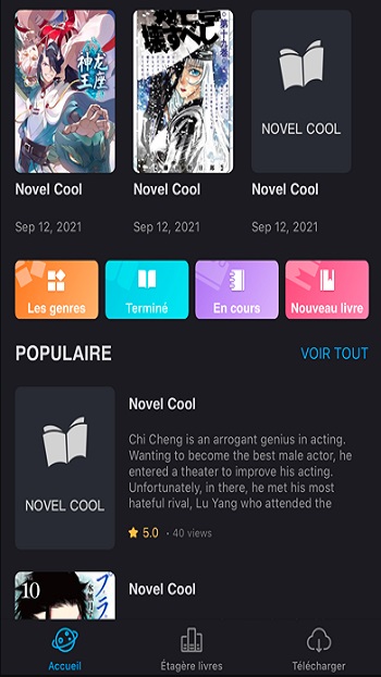 Novel Cool apk para android Novel Cool apk para android